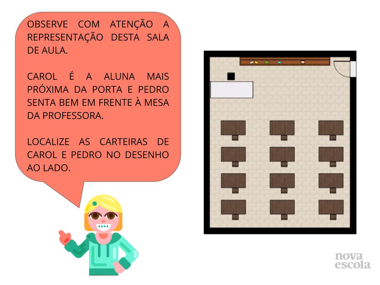 Plano de Aula - 3º ano - Matemática - Explorando a sala de aula.