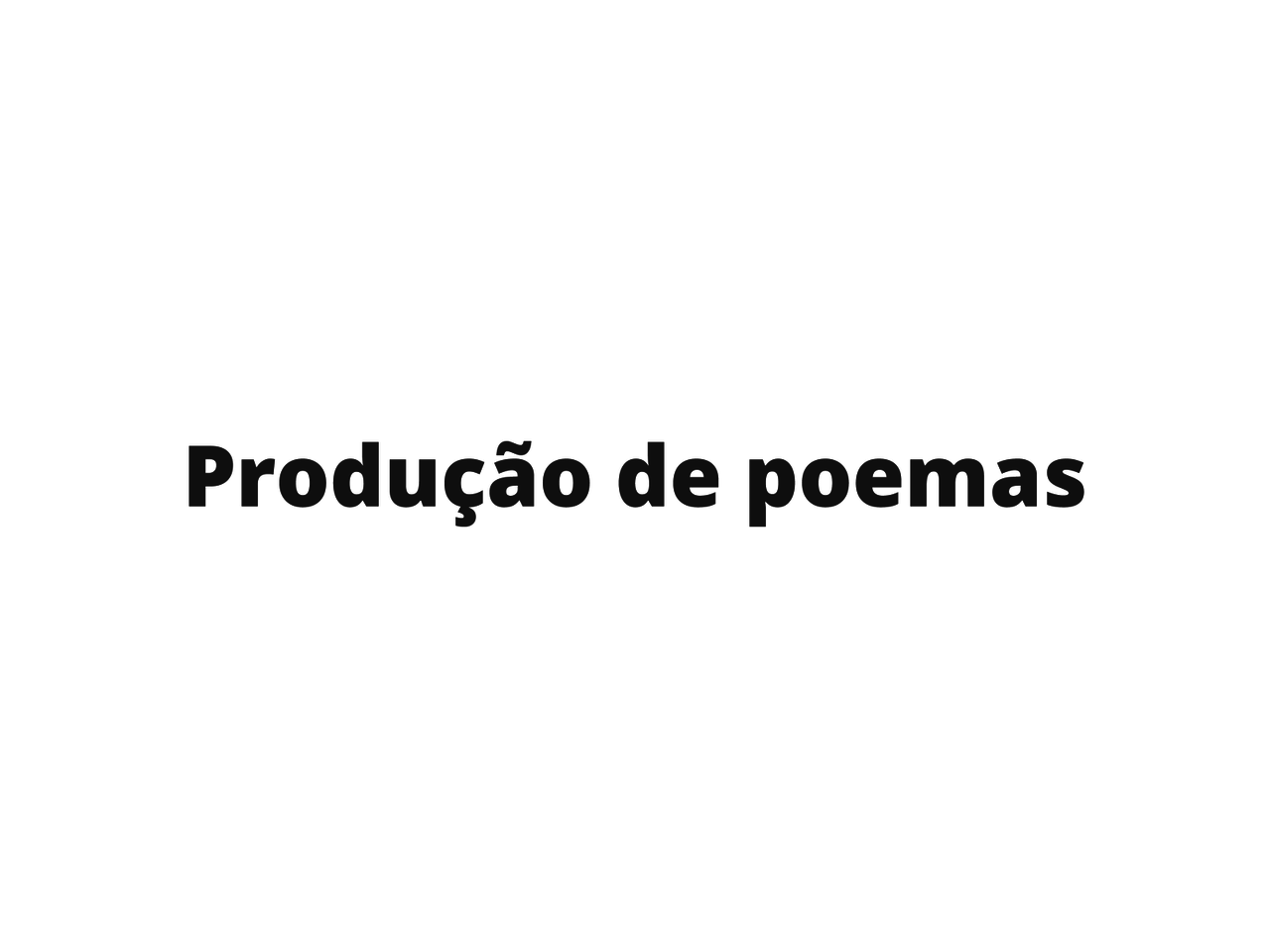 O Tema Do Poema Está Representado Na Opção