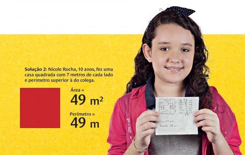 Mesma área, diferentes perímetros