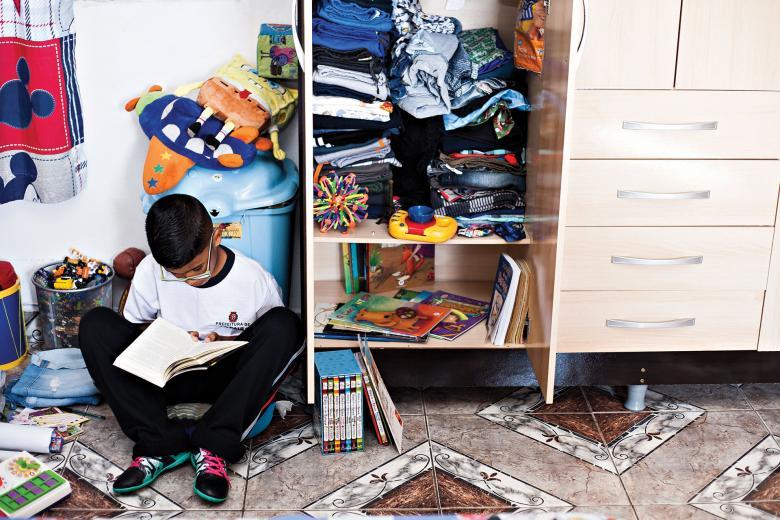 Fotografias da matéria sobre leitura
