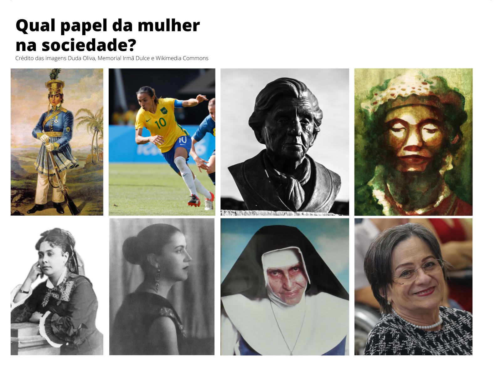 Plano de aula - 5º ano - O Protagonismo das Mulheres em nossa História