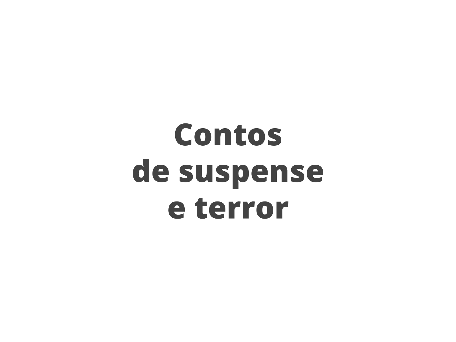 Livro - Contos de terror - 5º ano E