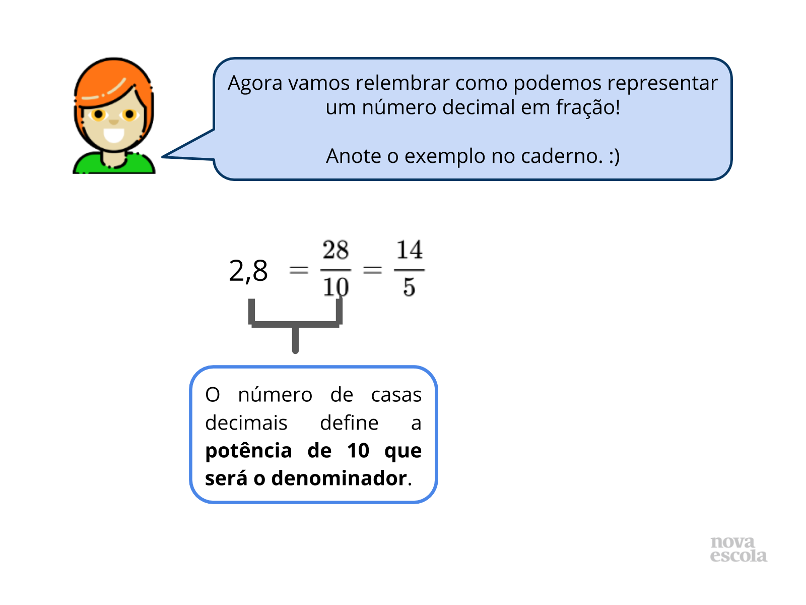 Praticando a representação fracionária e decimal - Planos de aulas - 7º ano