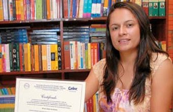 ESFORÇO PESSOAL Para se especializar, Micele arcou com todos os custos do curso de gestão. Foto: Ademilde Correia