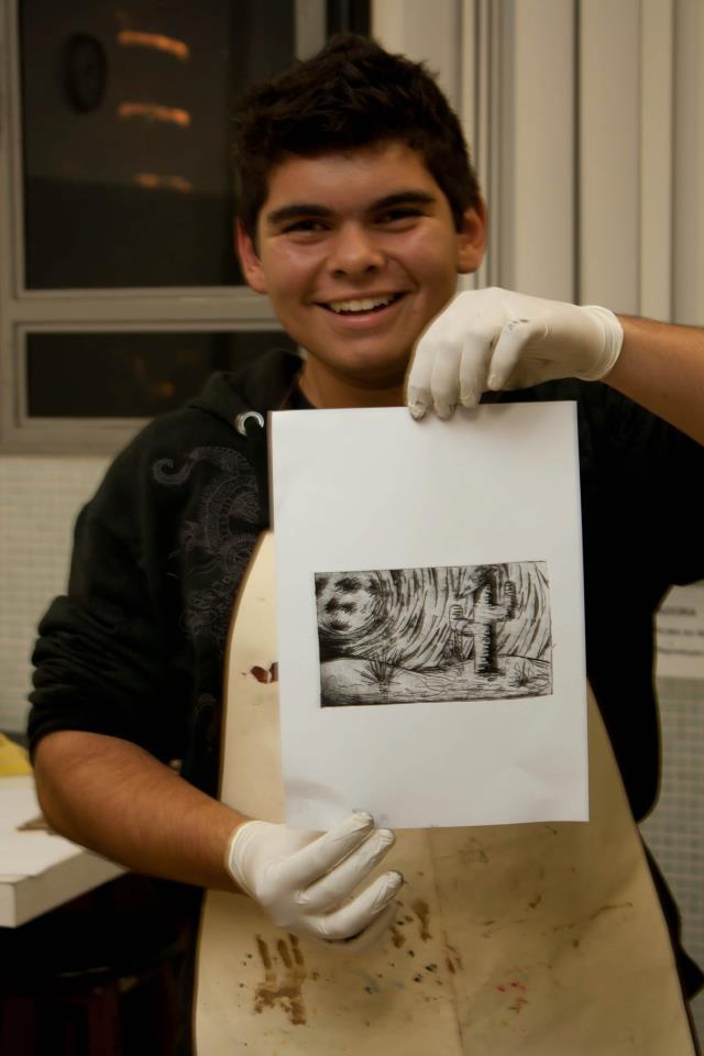 #orgulho de ser professor A professora Dani Paes Ferreira enviou uma foto de seu aluno do 8º ano