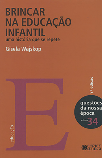 Capa do livro "Brincar na Educação Infantil"
