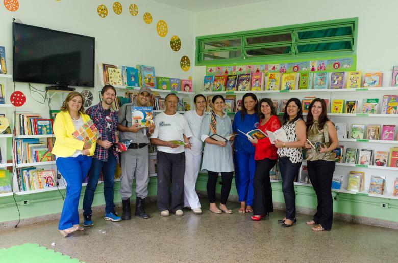 Equipe na EC Sonhém de Cima, em Sobradinho, cidade-satélite de Brasília