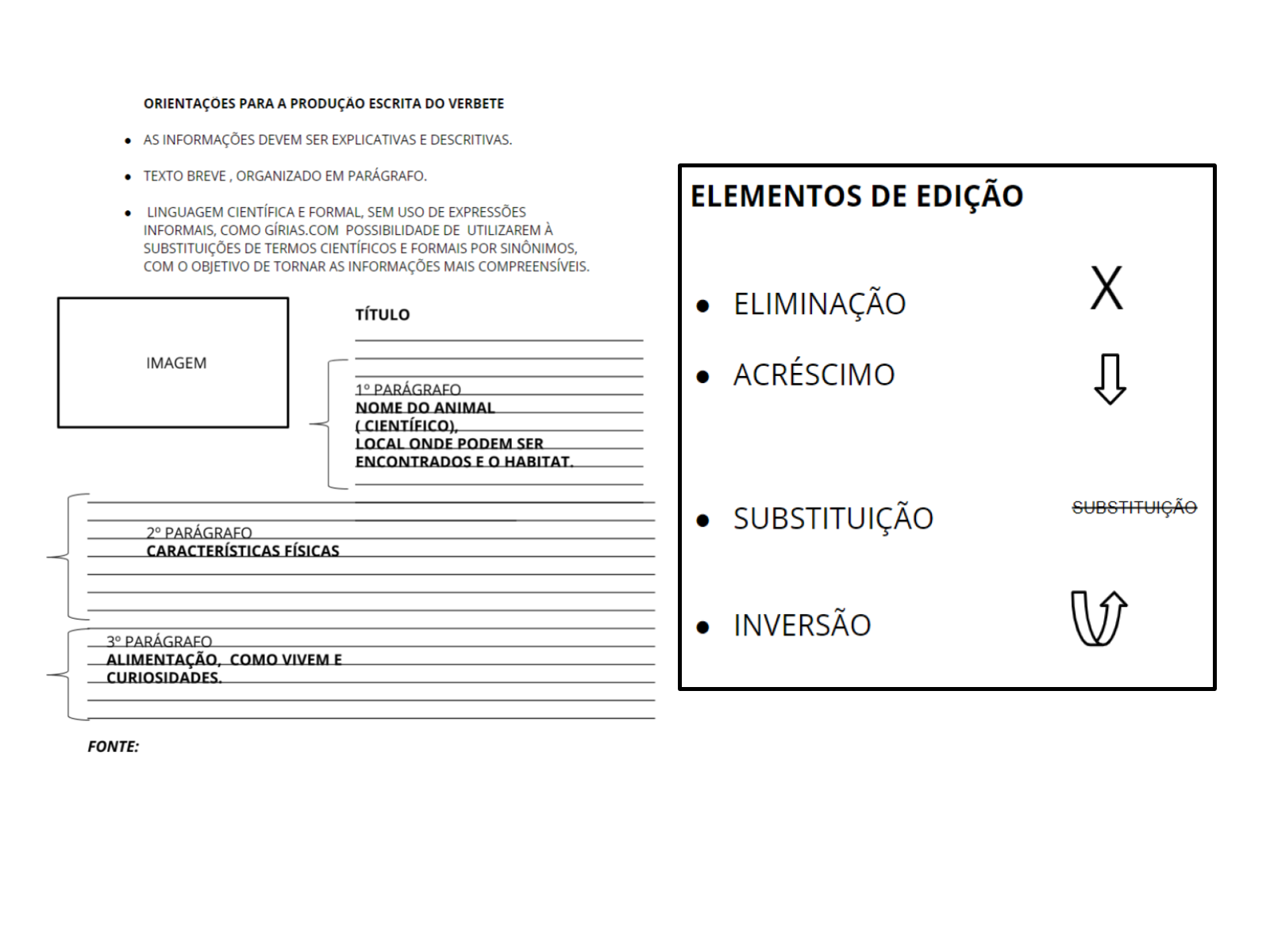 Plano de aula - 4º ano - Construindo verbetes