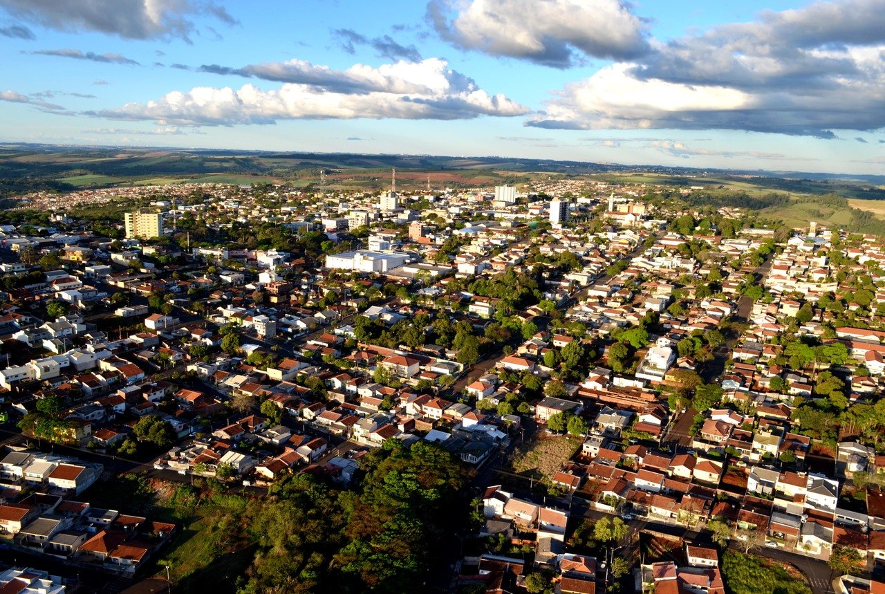 Vista aérea de Jandaia do Sul