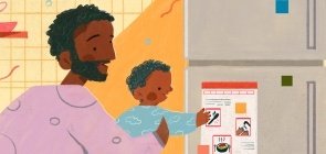 Para baixar: modelo de mural para registrar a rotina