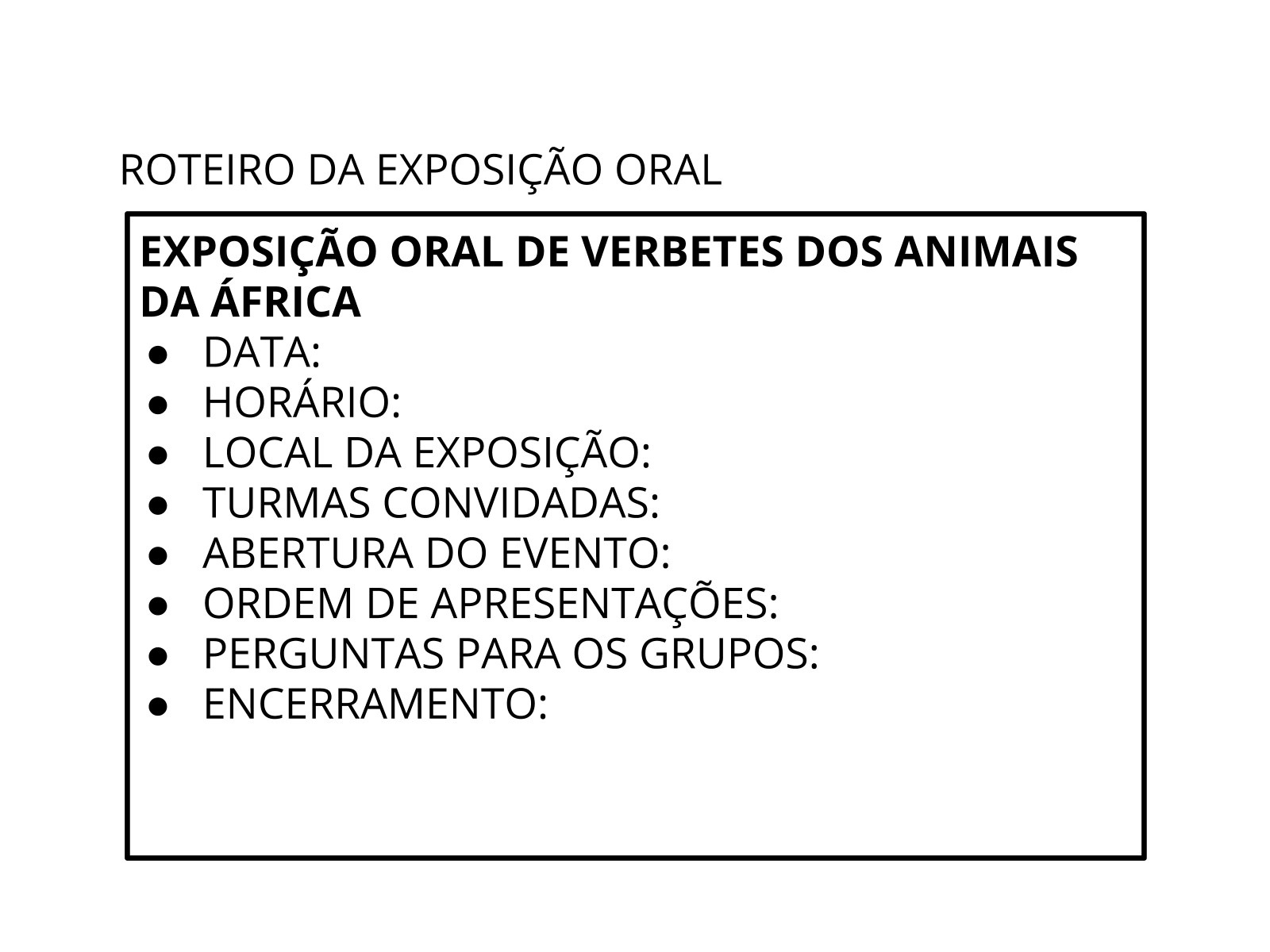 Elemento Necessariamente Presente Na Estrutura Dos Verbetes Enciclopédicos